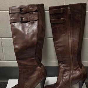 Cole Haan Dark Brown Heeled Boots
